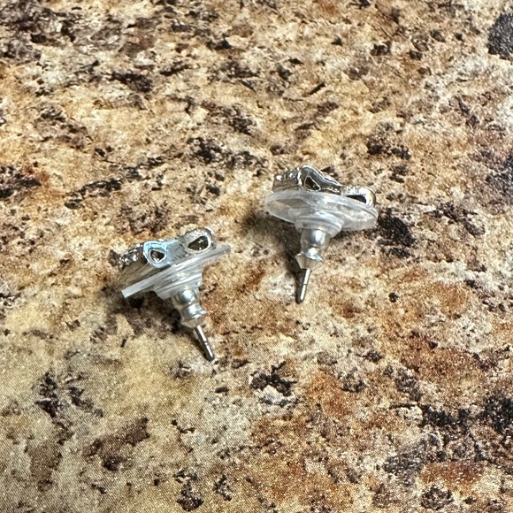 Kate Spade Ready Set Bow Pave Bow Studs silver - Picture 5 of 7